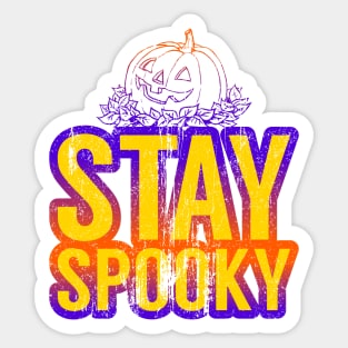 Stay Spooky Pumpkin Sticker